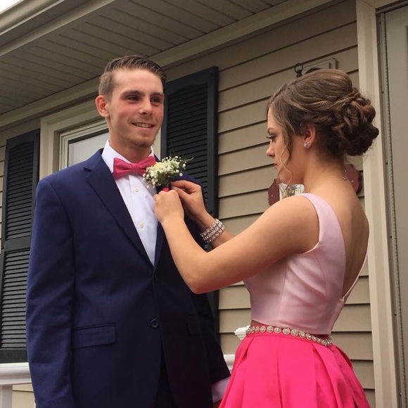 Ellie Wilde 2 piece prom dress - Picture 2 of 3